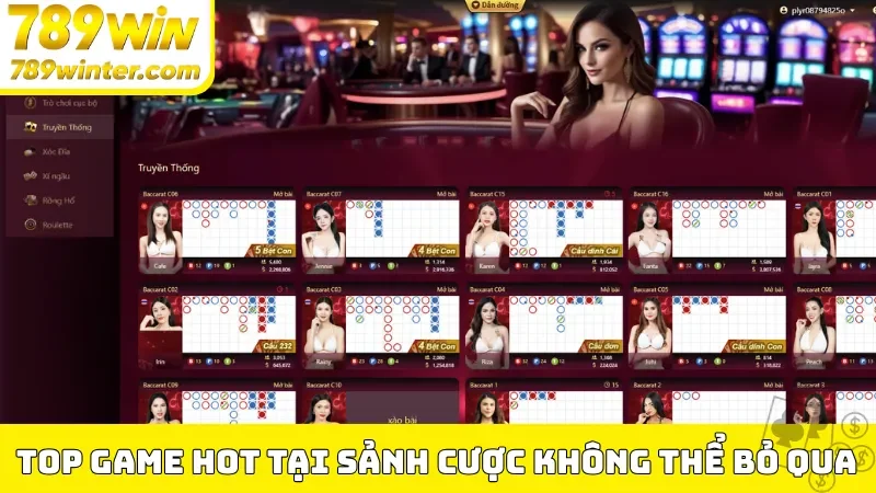 Top game hot tại sảnh cược không thể bỏ qua